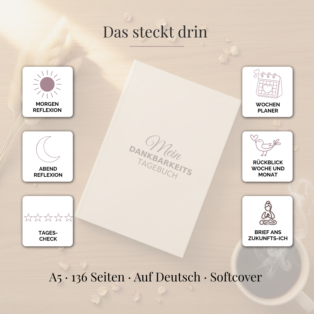 Mein Dankbarkeitstagebuch mit Wochenplaner –  beTRULY by cliqueNATURE