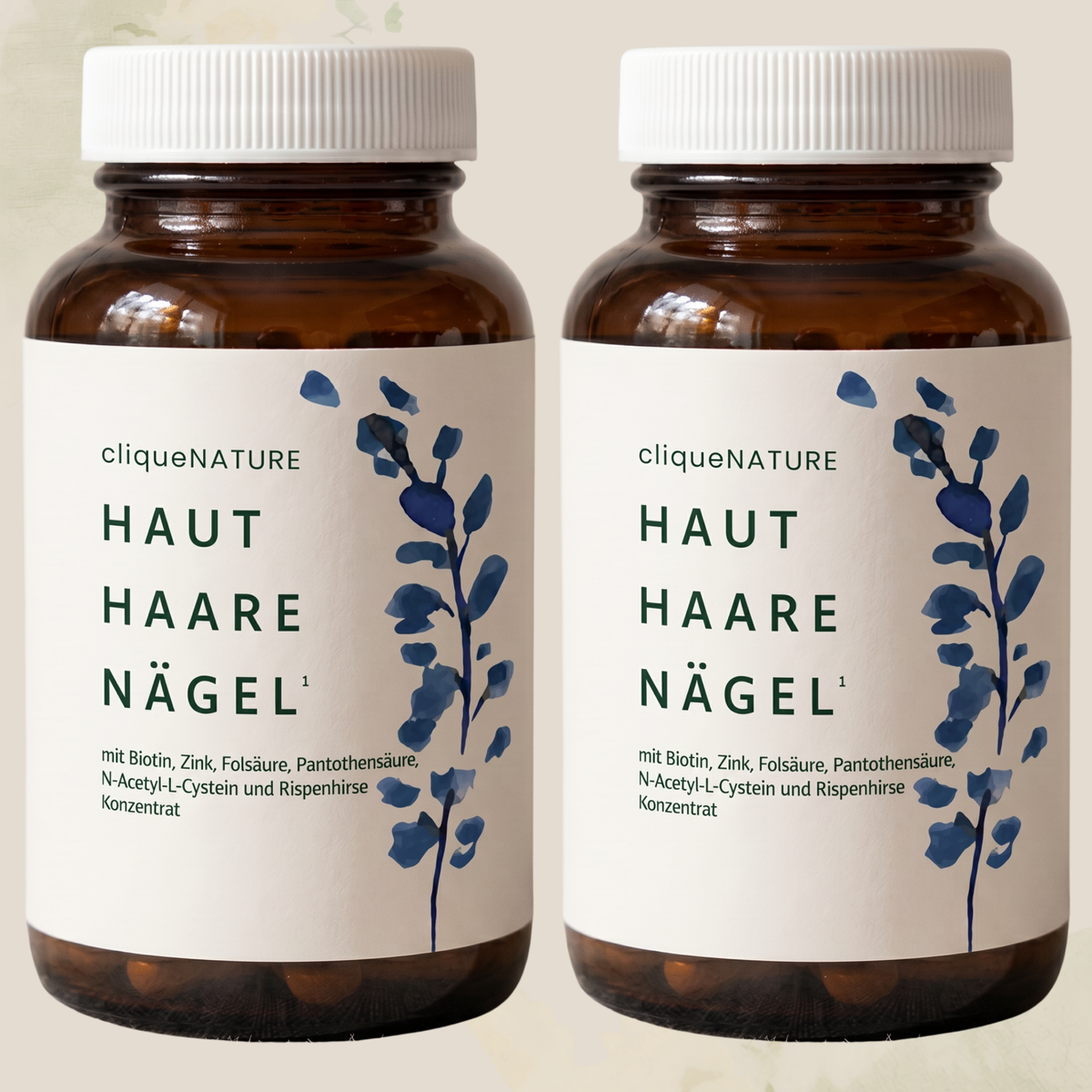 Haut Haare Nägel Komplex 2er Set – cliqueNATURE