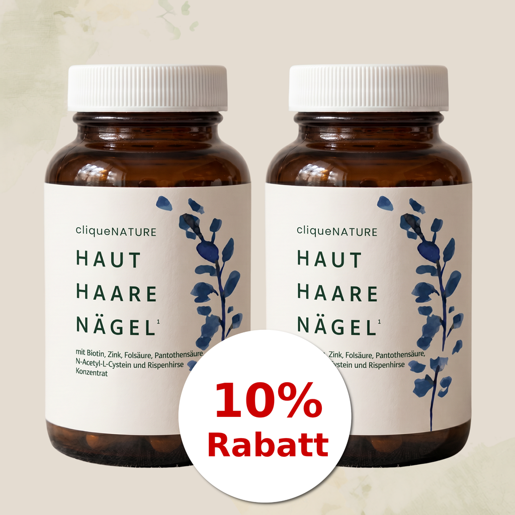 Haut Haare Nägel Komplex 2er Set – cliqueNATURE