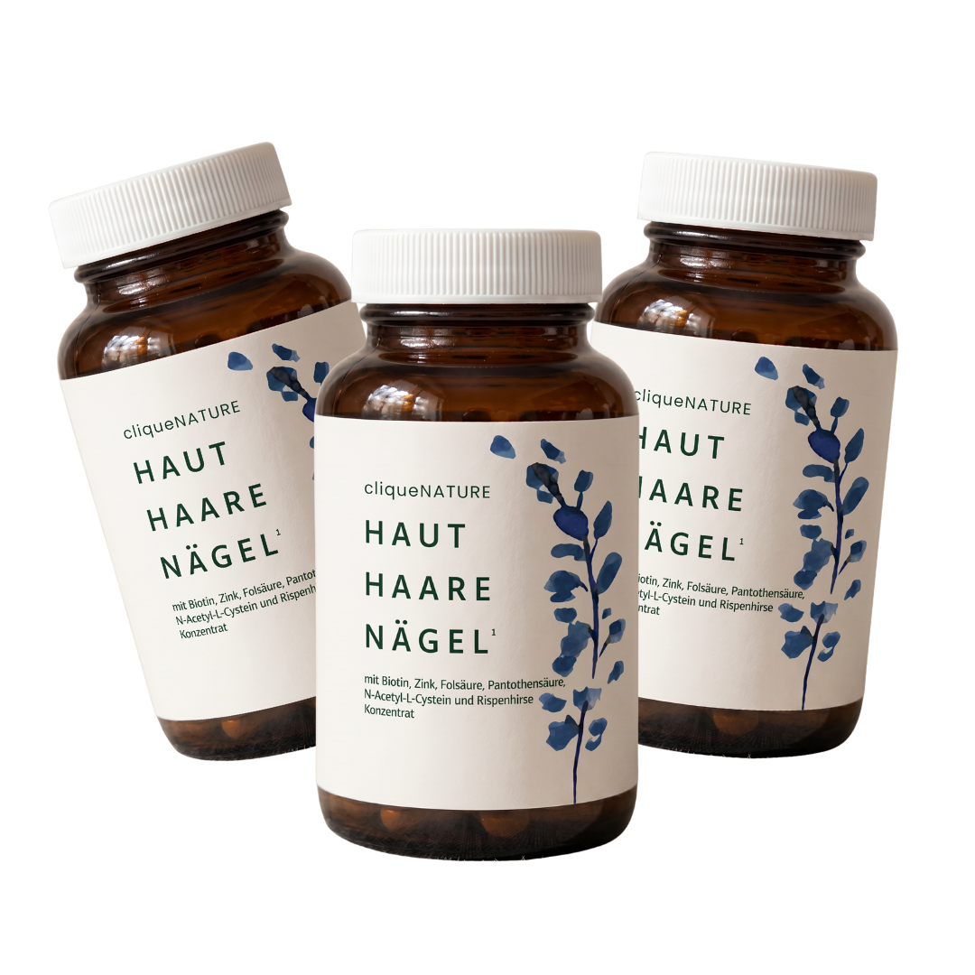 3er Bundle Haut Haare Nägel