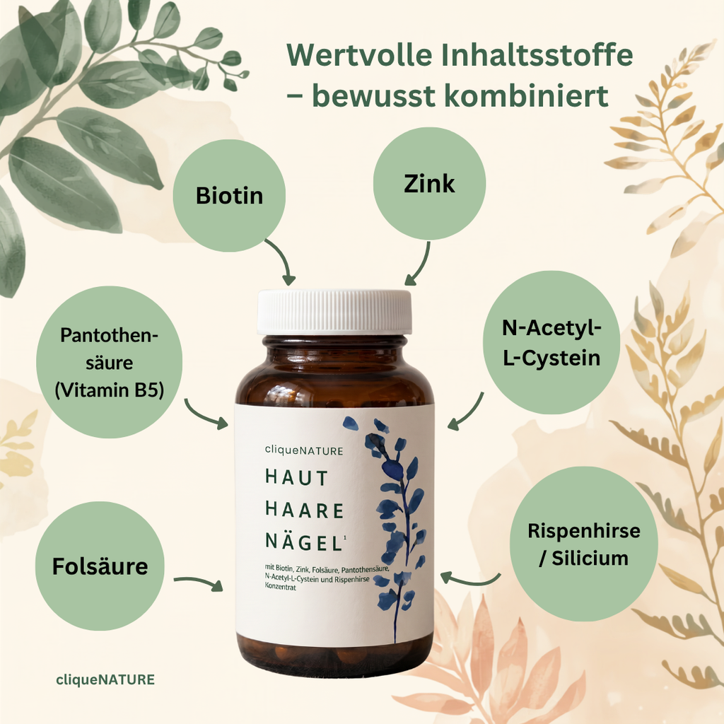 3er Bundle Haut Haare Nägel
